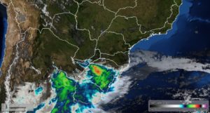 Ciclone extratropical eleva chance de granizo e temporais   