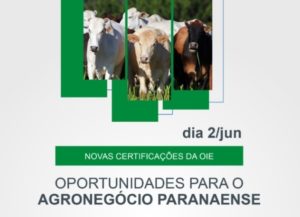 Evento virtual debate oportunidades de negócios com certificação da OIE