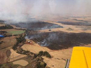 IMAGENS IMPRESSIONANTES: a fúria do fogo no interior do Paraná
