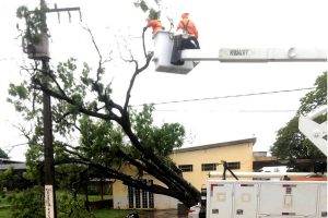 Copel regulariza quase 100% da energia em locais atingidos pelo temporal