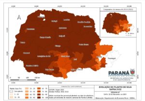 Área plantada da soja chega a 97% no Paraná