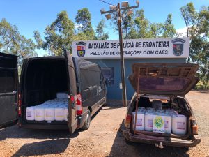 Polícia apreende R$ 500 mil em agrotóxicos contrabandeados