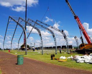 Começa nesta segunda a montagem dos estandes