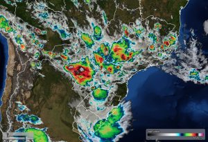 Calor dá uma trégua com a chegada da chuva