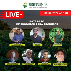 Live promove bate-papo de produtor para produtor