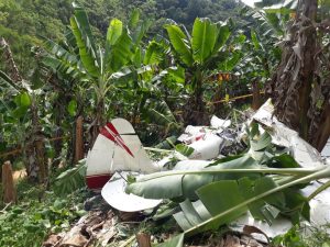 Avião de pulverização cai e piloto de 70 anos morre