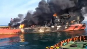 Cinco navios usados pelo agro são bombardeados