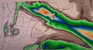 Chuvas marcarão a semana no Paraná