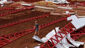 O recomeço depois da destruição deixada pela tempestade