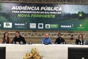 Nova Ferroeste: mais de 4 mil pessoas participaram das sete audiências públicas