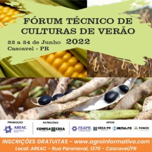 Fórum técnico discute culturas de verão em Cascavel
