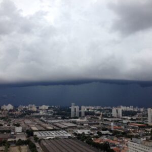 Pode ter temporal no Sul do Brasil nesta madrugada