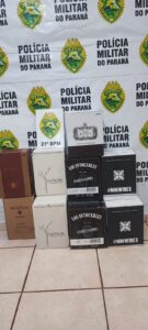 PM apreende vinho ilegal no Sudoeste do Paraná