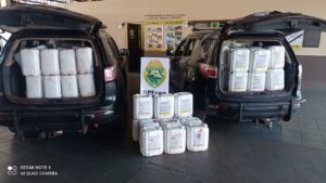 BPFron apreende R$ 60 mil em agrotóxicos contrabandeados