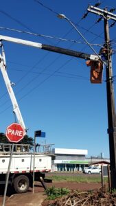 Área rural de Cascavel agora tem lâmpadas de led