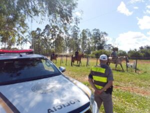 Segurança é reforçada no campo com visita da polícia às propriedades