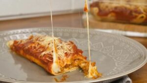 Panqueca de carne moída
