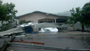 Temporal causa destruição em Nova Laranjeiras