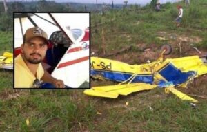 Piloto morre após avião agrícola cair em Mato Grosso