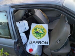 BPFron apreende agrotóxicos contrabandeados no PR