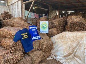 18 toneladas de fumo são apreendidas no Paraná