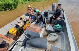Instituto Água e Terra apreende material proibido em pesca ilegal no Rio Paraná