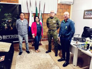 BPFRON recebe representantes do Sindicato Rural de Marechal Cândido Rondon
