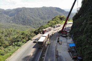 Contenção do km 41 da BR-277 vai ganhar mais reforços