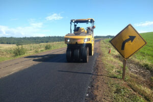 Rodovia entre Catanduvas e Três Barras do Paraná recebe melhorias