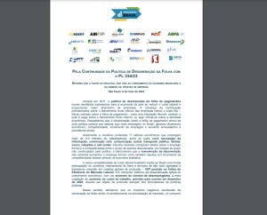 Setores econômicos do Brasil publicam manifesto pela continuidade da desoneração da folha
