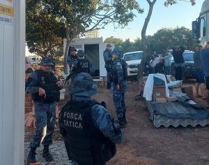 “Invasores de terras não vão se criar, a polícia vai colocar para correr”, diz governador do MT