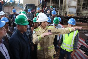 Ministro da Agricultura Familiar visita cooperativa após acidente em silos