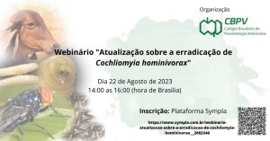 Combate à mosca da bicheira será tema de palestra online com especialistas
