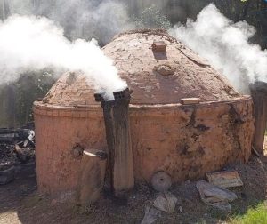 Polícia flagra forno para produção de carvão próximo a nascente