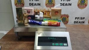 PF apreende cocaína que estava escondida em pó de café