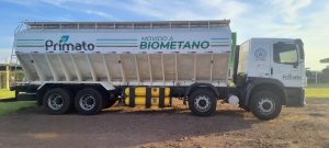 Já está circulando! Caminhão movido a biometano faz transporte de cargas do agro