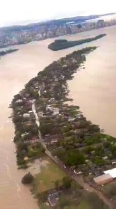 Emergência:  Perto de transbordar, comportas do Rio Guaíba precisam ser fechadas