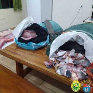 Homem é flagrado com 54kg de peixe em mochila no Parque Nacional do Iguaçu