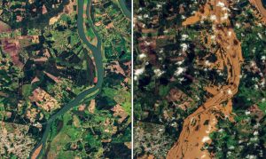 IMPRESSIONANTE: Imagens de satélite mostram alcance da destruição no RS