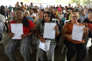 885 famílias receberão títulos de propriedade de áreas devolutas