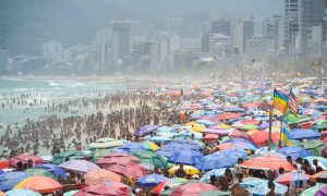 Com recorde de calor, sensação térmica beira os 60°C no RJ