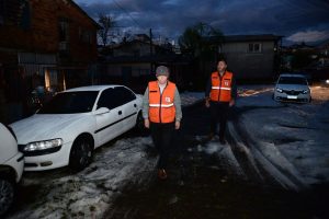 Temporal com queda de granizo causa estragos no RS