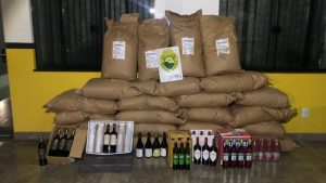 575 quilos de leite em pó são apreendidos no Paraná