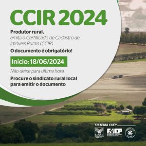 Atenção: Emissão de certificado de imóvel rural está disponível
