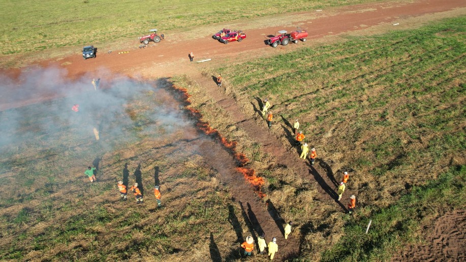 Manejo Integrado do Fogo usado como prevenção a incêndios florestais