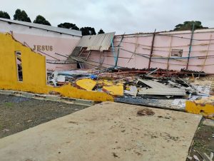 Temporal em Pinhão: Igreja desaba e 150 casas ficam danificadas