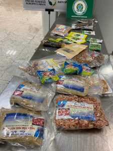 Voos internacionais: Produtos de origem animal e vegetal, pode?