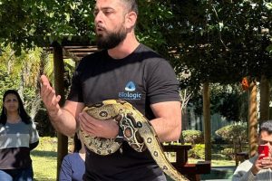Técnicos ambientais são capacitados para o manejo correto de serpentes