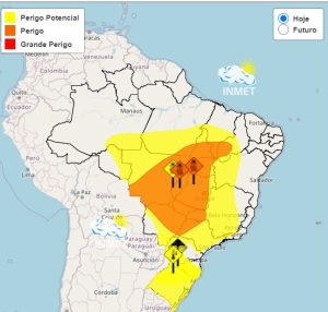 Reviravolta no tempo: Inmet emite alerta duplo para o Paraná