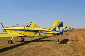 Aeronaves contra o fogo!
